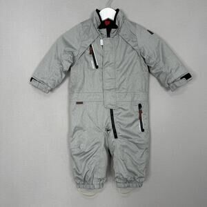 Reima Snowsuit One Piece Suit Baby 80 / 12-18 Months Gray Waterproof Winter Snow